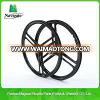 lightweight bike wheels High quality die casted 20 inch road bicycle wheel for folding bicycle