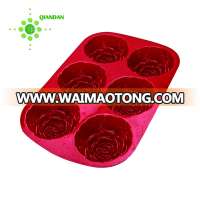 Rose Shaped Silicone Cake Mould