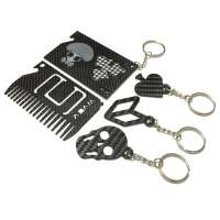 Promotional custom carbon fiber product, carbon fiber keychain for club