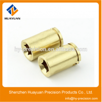 Custom brass lathe parts hardware parts with small quantity