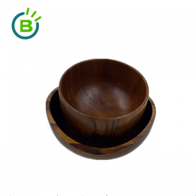 BCK0026 custom high quality wood bowl with different shape